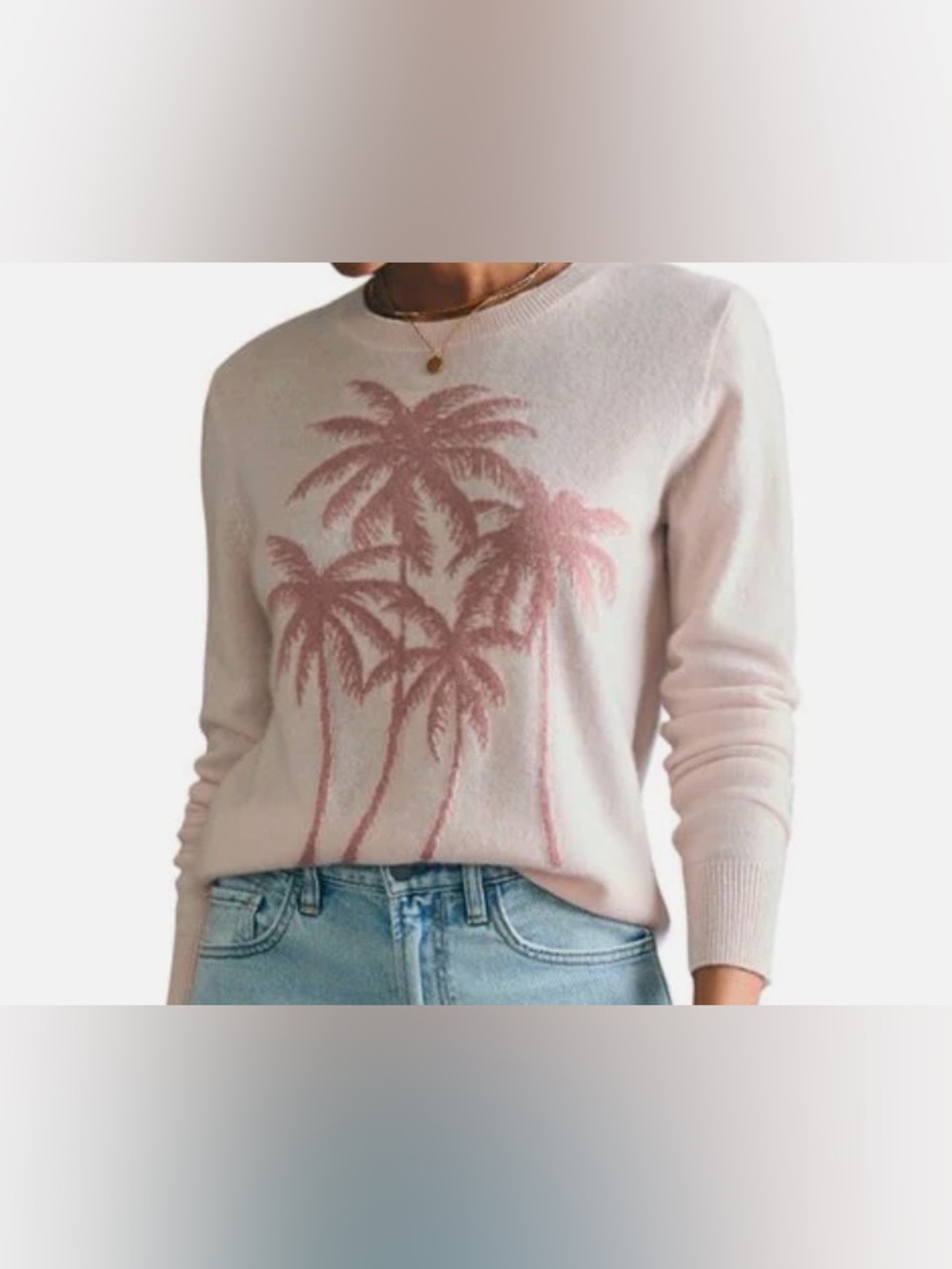 Faherty Palm Coast 100% Cashmere Crewneck Sweater. Size XS